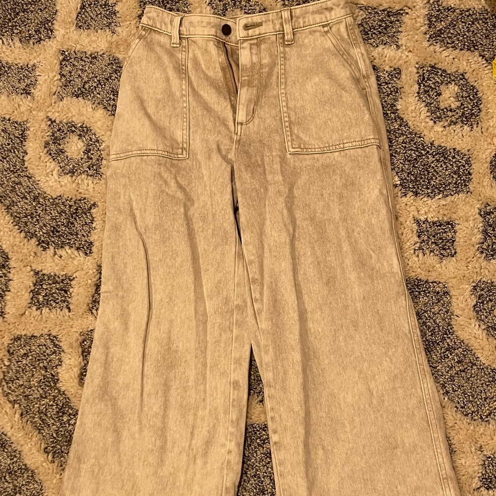 Wide leg jeans